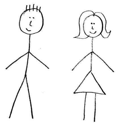 Человечек рисунок