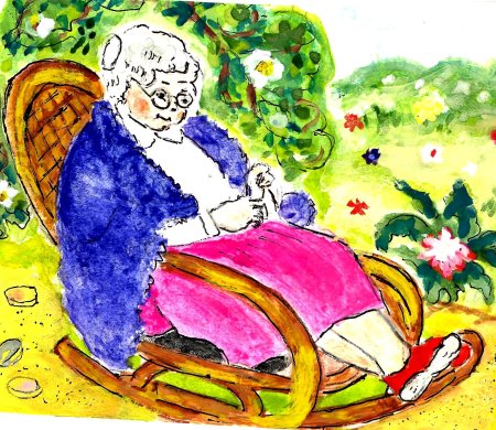 Бабушка рисунок