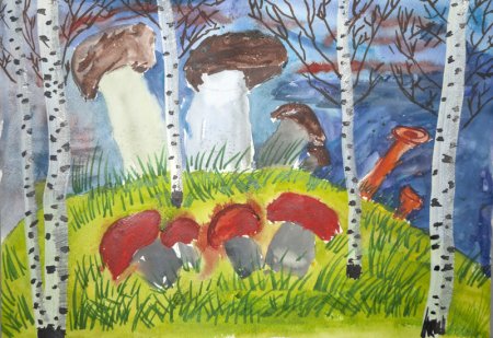 Детские рисунки природы