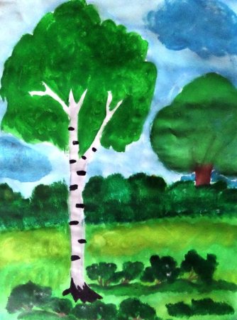 Рисунок на тему природа