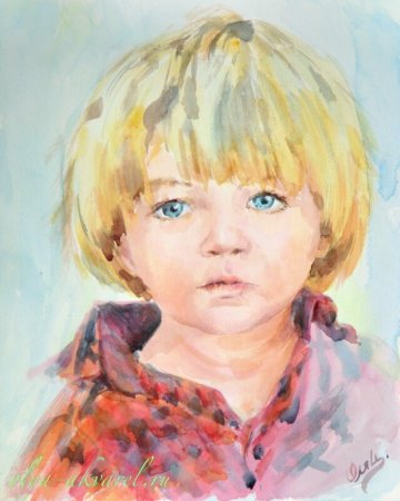 Портрет мамы детский