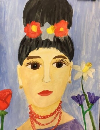 Бабушка рисунок