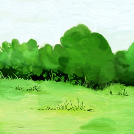 Нарисовать лес