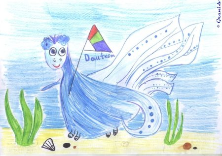 Детские рисунки водяного