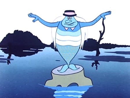 Водяной мультик Летучий корабль