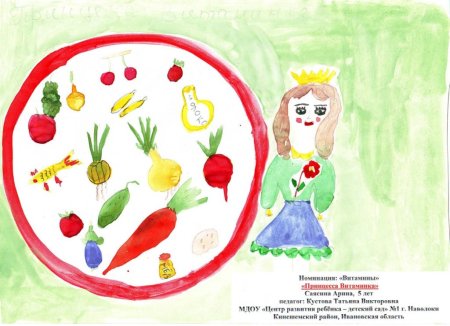 Рисование витамины для здоровья