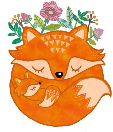 Лисичка рисунок