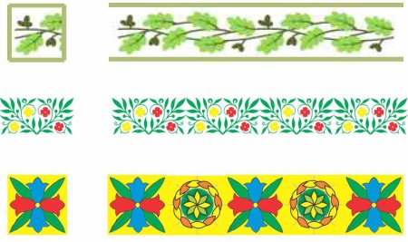 Узор в полосе