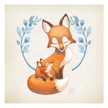 Мама лиса и Лисёнок