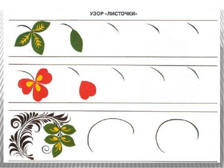 Хохломская роспись элементы узора