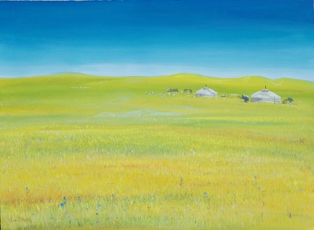 Изобразить Степной пейзаж