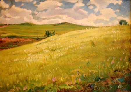 Пейзаж «Хомутовская степь» картина