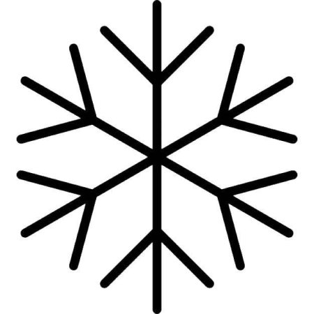Простые снежинки