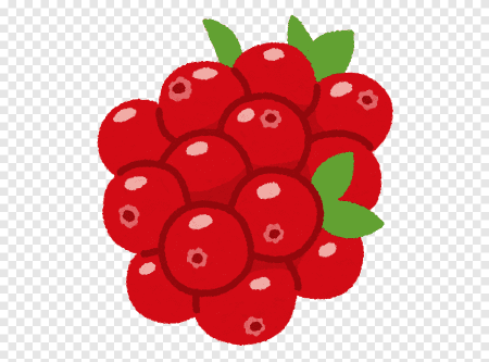 Ягоды акварелью на белом фоне