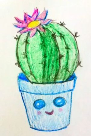 Рисование Кактус