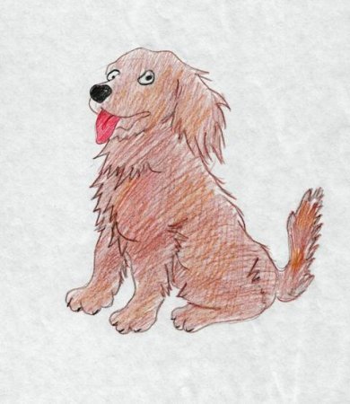 Каштанка нарисовать