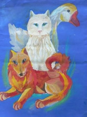 Рисунок к каштанке Чехова