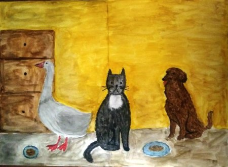 Каштанка рисунок к рассказу Чехова