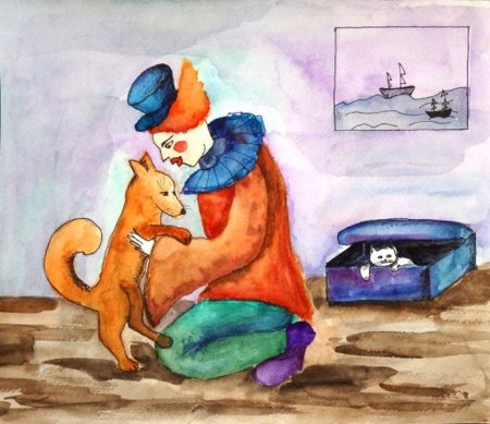 Каштанка рисунок