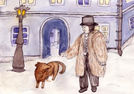 Иллюстрации а.п Чехова каштанка