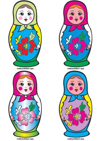 Рисование матрешки