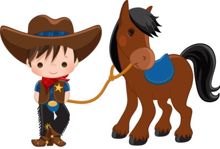 Ребенок ковбой