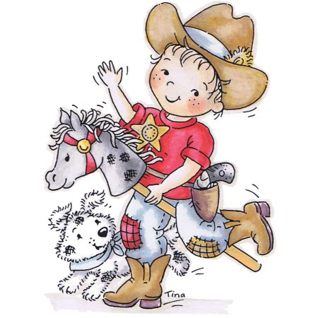 Ковбой рисунок для детей