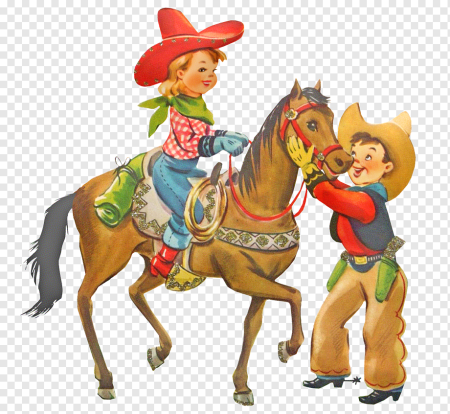 Ковбой на коне