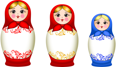 Матрешки для печати