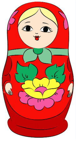 Матрешка рисунок