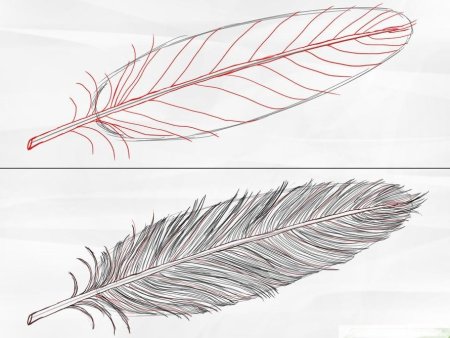 Перо трафарет