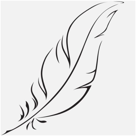 Разрисованные перья