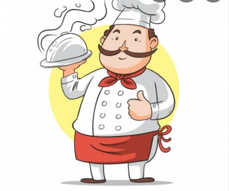 Повар раскраска для детей