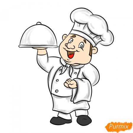 Повар карикатура