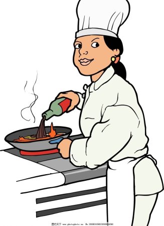 Профессия повар раскраска