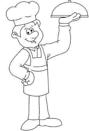 Повар иллюстрация
