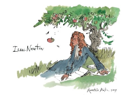 Исаак Ньютон упало яблоко