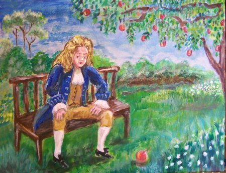 Юный Исаак Ньютон