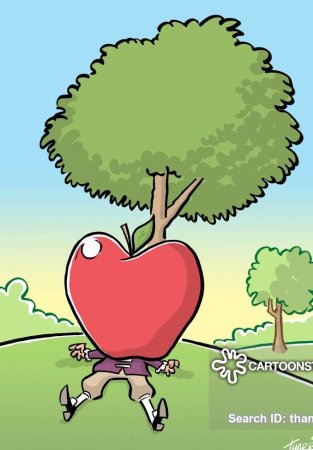 Гравитация Ньютона яблоко