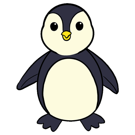 Пингвин мультяшный