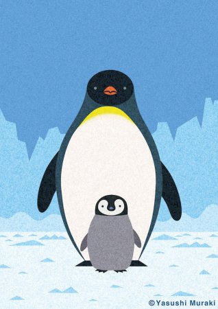 Пингвин мультяшный