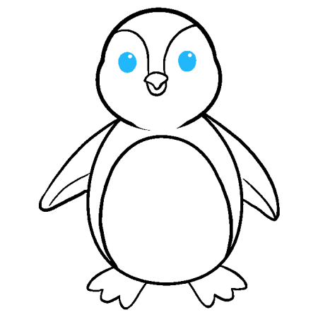 Мультяшный Пингвиненок