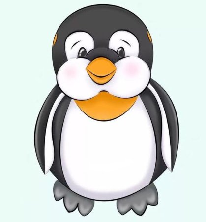 Пингвин рисунок