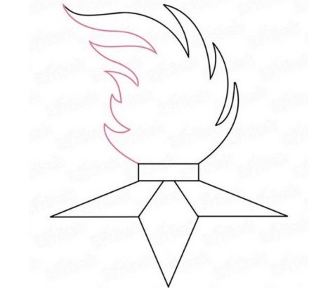 Рисование вечный огонь