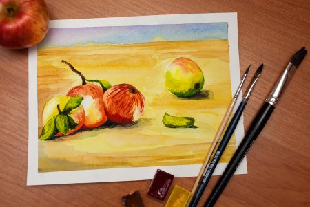 Рисование с натуры в художественной школе