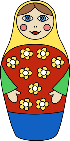 Матрешка рисунок
