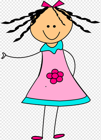 Мультяшная девочка