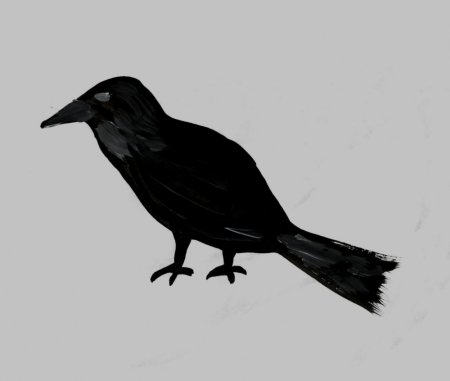Нарисовать ворона