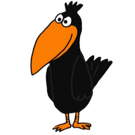 Ворона мультяшная