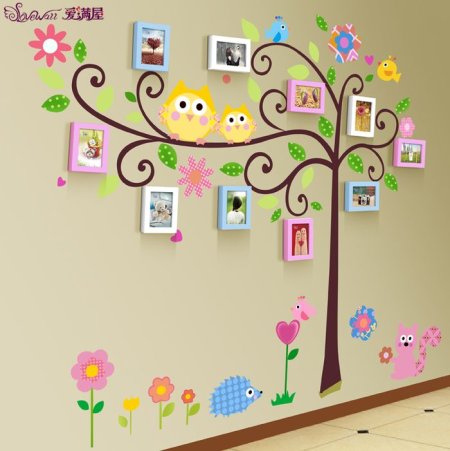 Декор стен в детском саду